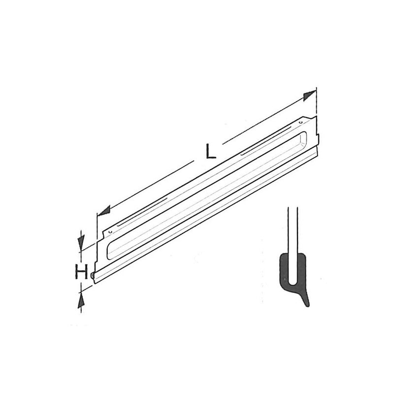 Sockelblende Tegometall