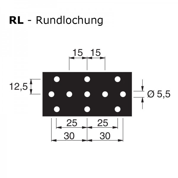 Rundlochung - Tegometall - RL