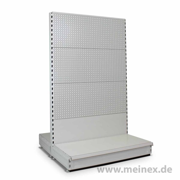 Gondelregal mit Lochrückwand Tegometall Konfigurator