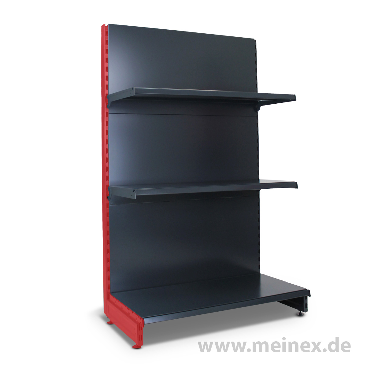 RR8202= 4x Gondelabdeckung L125 B8 jw von Tegometall Regal Tego Wandregal Gondel 