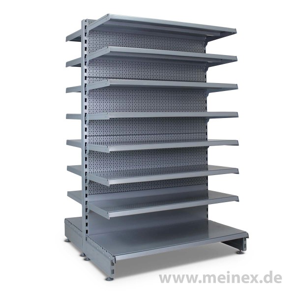 Gondelregal mit Lochrückwand Tegometall Konfigurator