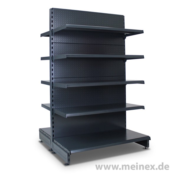 Gondelregal mit Lochrückwand Tegometall Konfigurator