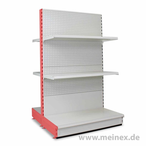 Gondelregal mit Lochrückwand Tegometall Konfigurator