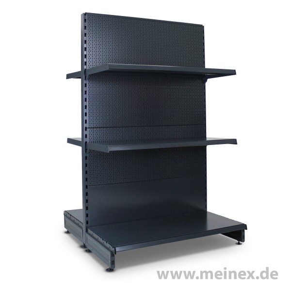 Gondelregal mit Lochrückwand Tegometall Konfigurator