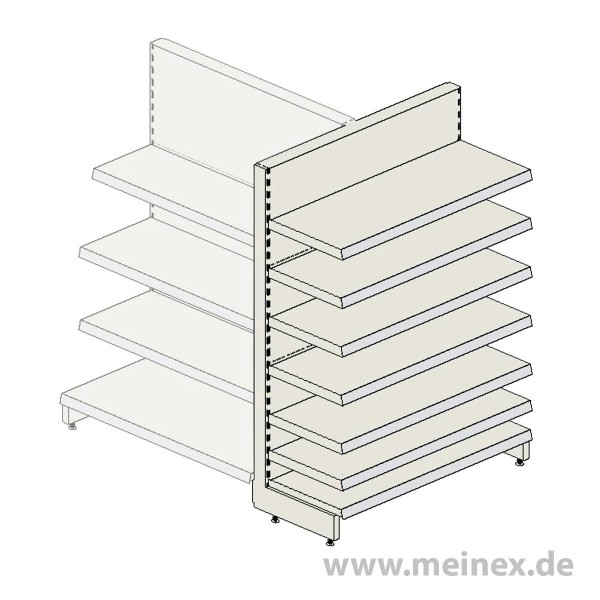 Gondelkopfregal Tegometall Konfigurator 6 Fachböden
