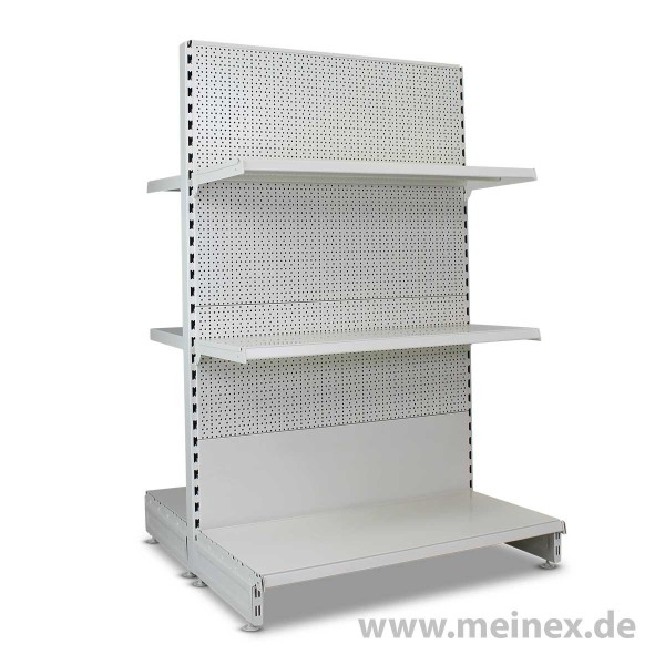 Gondelregal mit Lochrückwand Tegometall Konfigurator