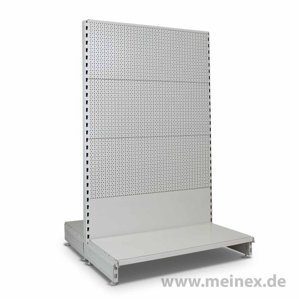 Gondelregal mit Lochrückwand Tegometall Konfigurator