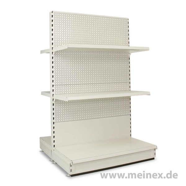 Gondelregal mit Lochrückwand Tegometall Konfigurator