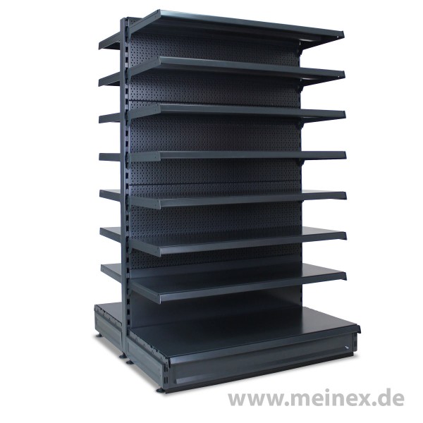 Gondelregal mit Lochrückwand Tegometall Konfigurator