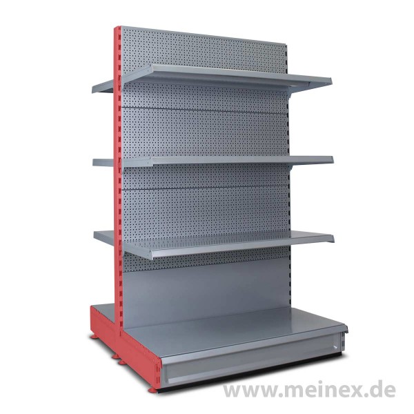 Gondelregal mit Lochrückwand Tegometall Konfigurator