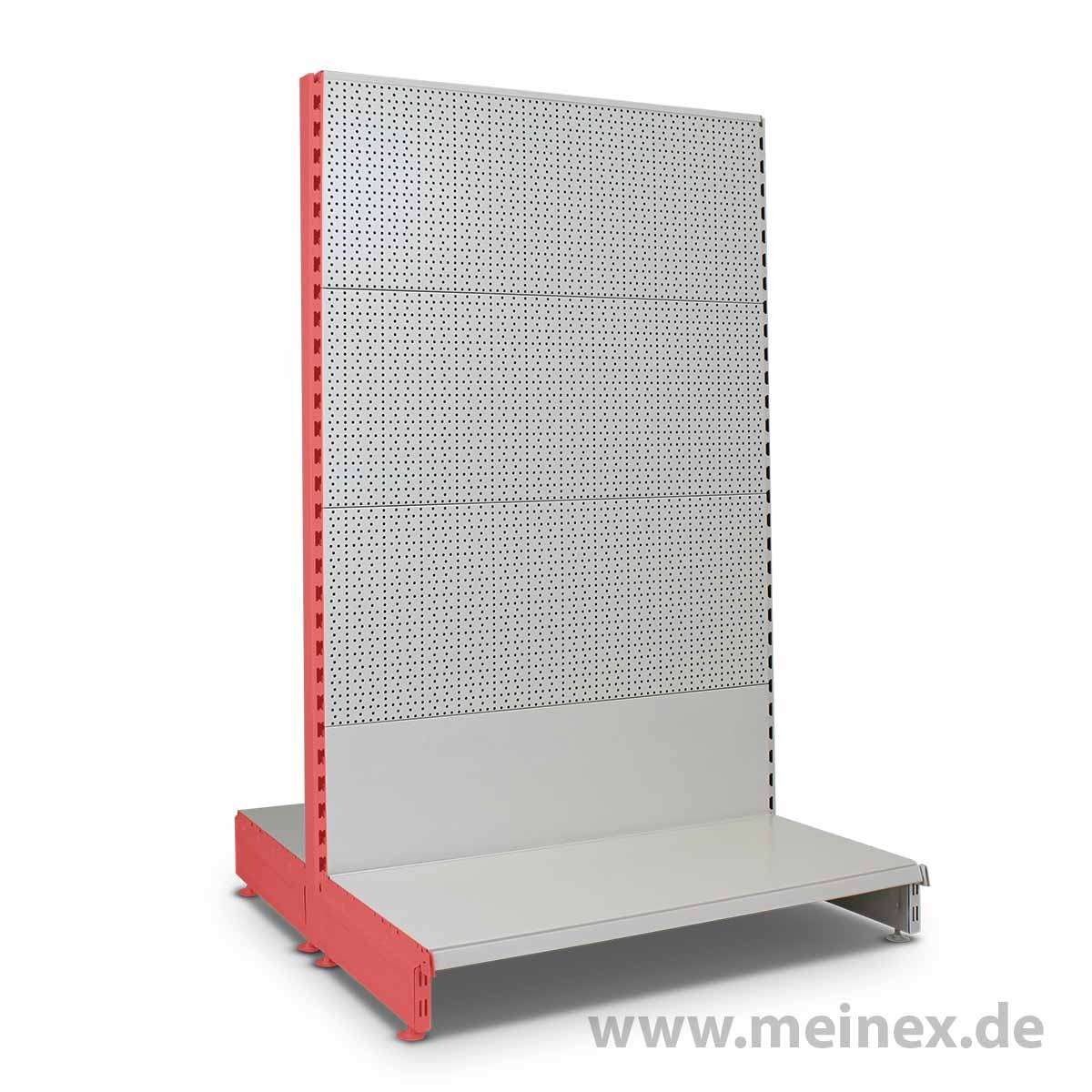 Gondelregal von Tegometall mit Lochrückwand jetzt günstig kaufen