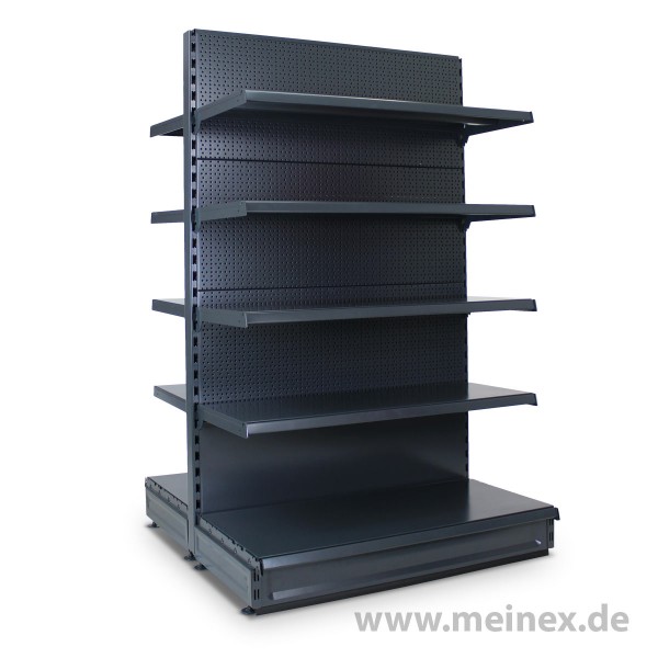 Gondelregal mit Lochrückwand Tegometall Konfigurator