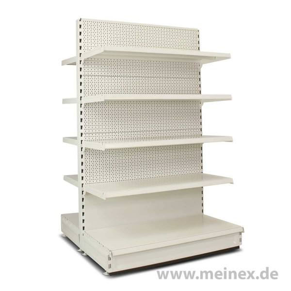 Gondelregal mit Lochrückwand Tegometall Konfigurator