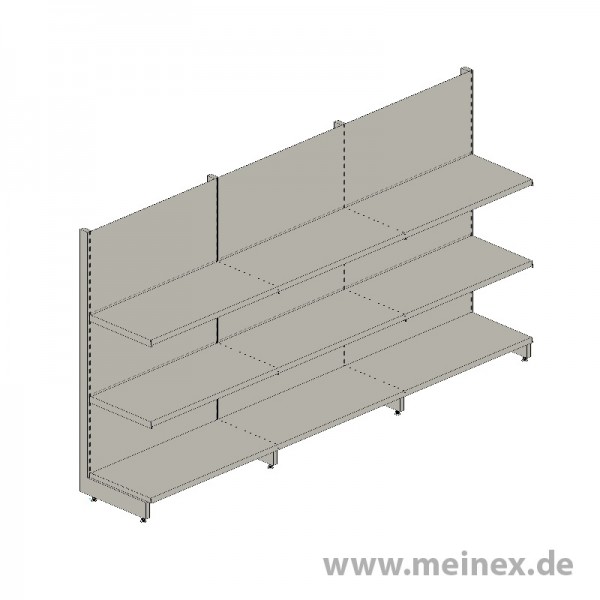 Wandregal Tegometall - 3 Meter