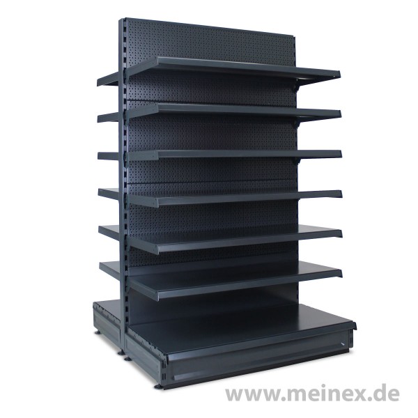 Gondelregal mit Lochrückwand Tegometall Konfigurator