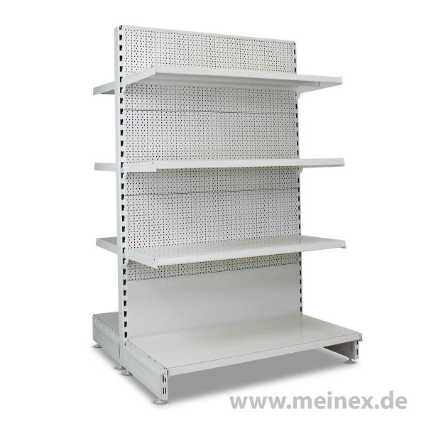 Gondelregal mit Lochrückwand Tegometall Konfigurator