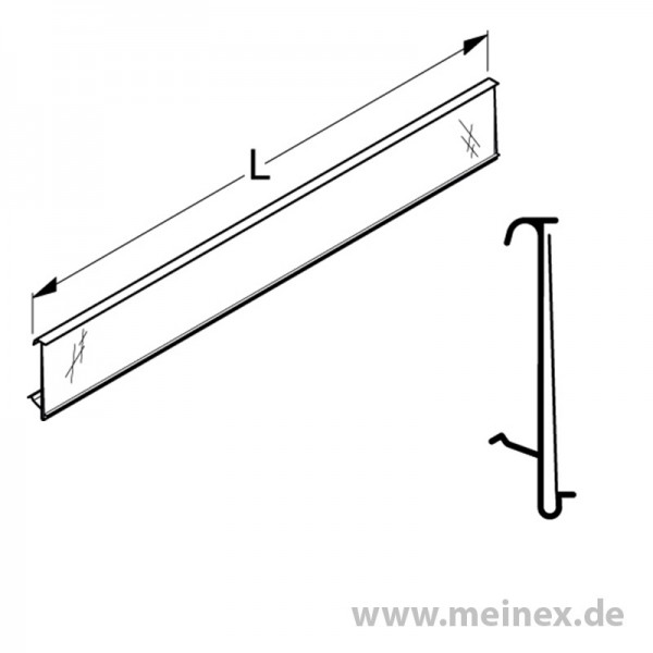 Preisschiene Tegometall