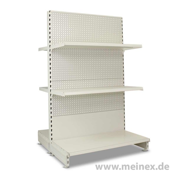 Gondelregal mit Lochrückwand Tegometall Konfigurator