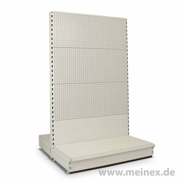 Gondelregal mit Lochrückwand Tegometall Konfigurator