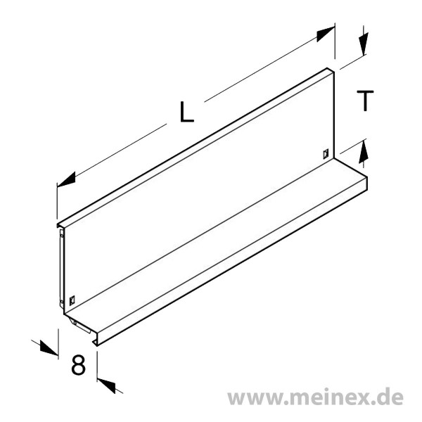 Magazine shelf Tegometall