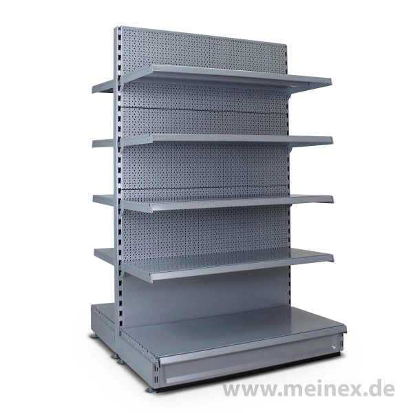 Gondelregal mit Lochrückwand Tegometall Konfigurator