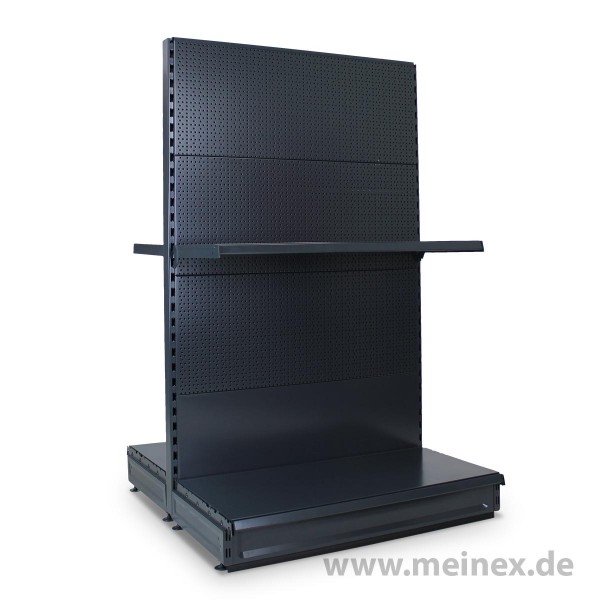 Gondelregal mit Lochrückwand Tegometall Konfigurator