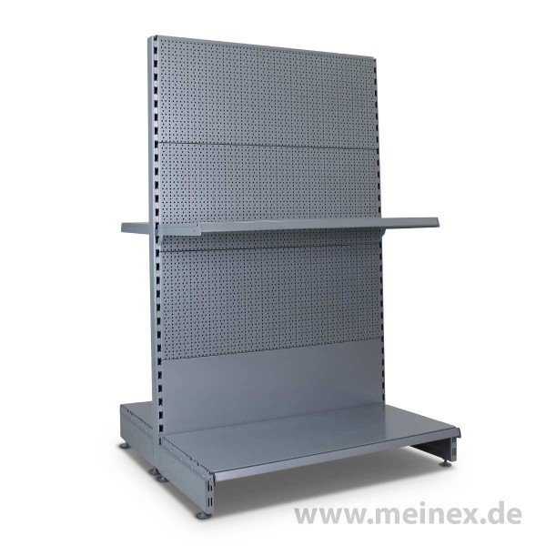 Gondelregal mit Lochrückwand Tegometall Konfigurator