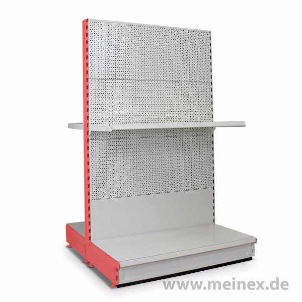 Gondelregal mit Lochrückwand Tegometall Konfigurator