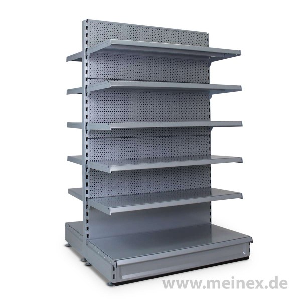 Gondelregal mit Lochrückwand Tegometall Konfigurator