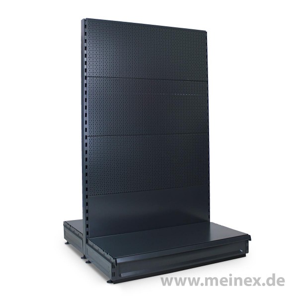 Gondelregal mit Lochrückwand Tegometall Konfigurator