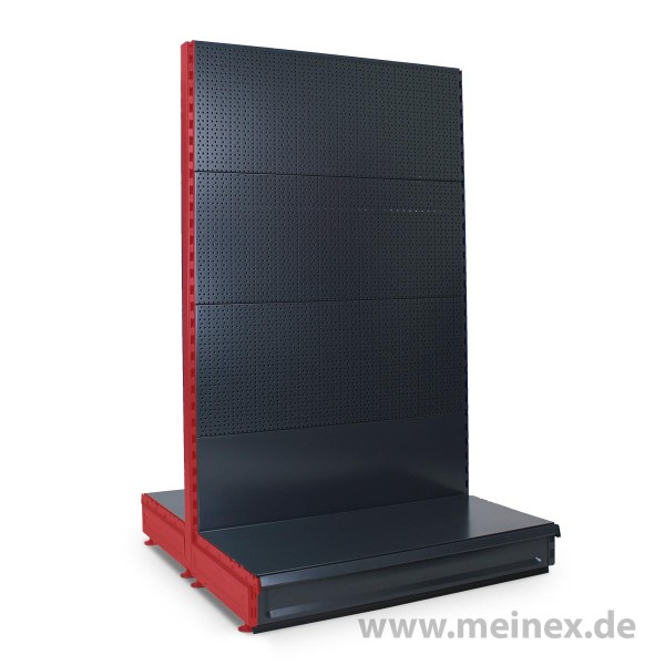 Gondelregal mit Lochrückwand Tegometall Konfigurator