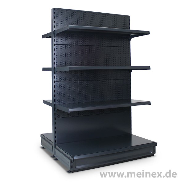 Gondelregal mit Lochrückwand Tegometall Konfigurator