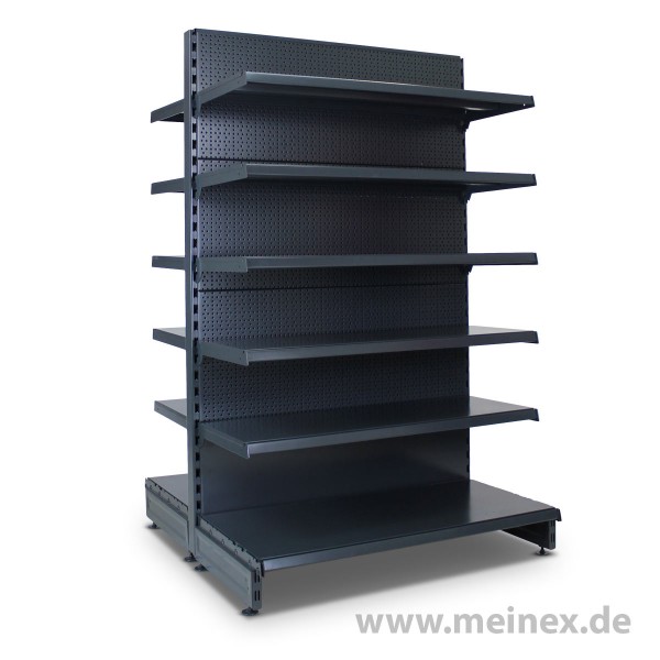 Gondelregal mit Lochrückwand Tegometall Konfigurator
