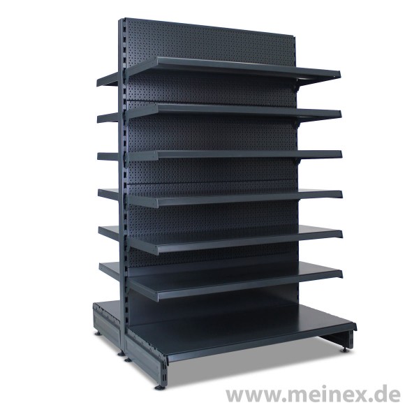 Gondelregal mit Lochrückwand Tegometall Konfigurator