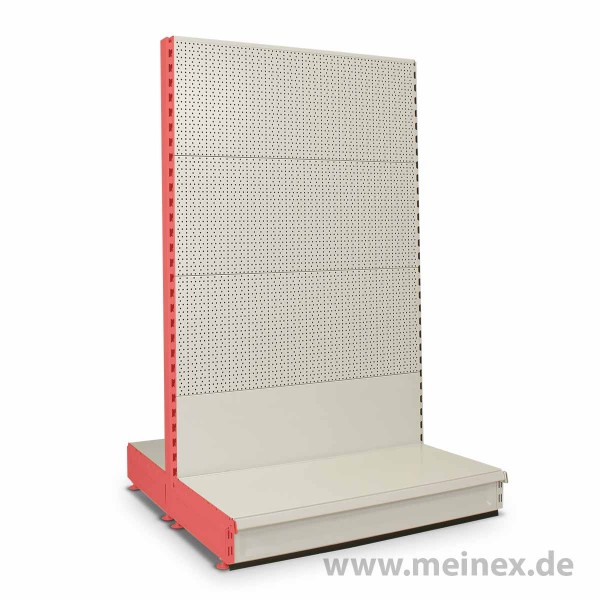 Gondelregal mit Lochrückwand Tegometall Konfigurator