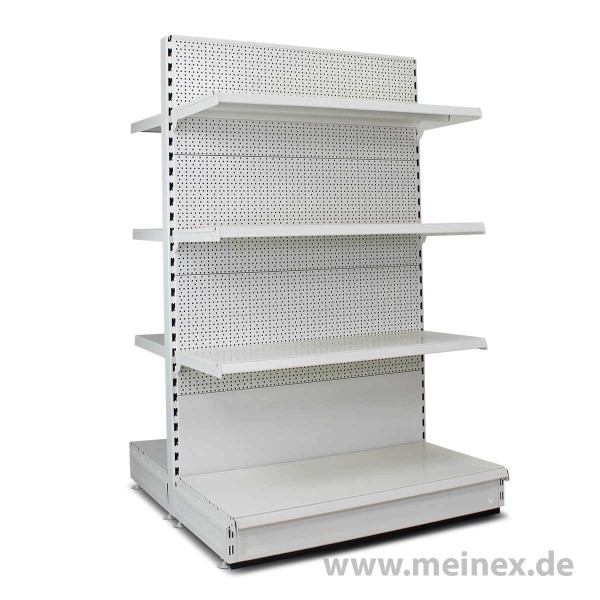 Gondelregal mit Lochrückwand Tegometall Konfigurator