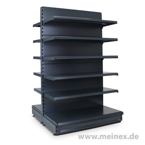 Gondelregal mit Lochrückwand Tegometall Konfigurator